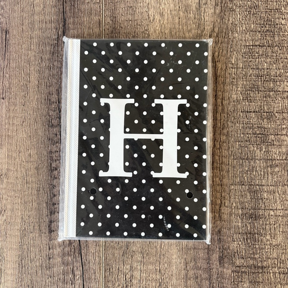 Journal with H Monogram